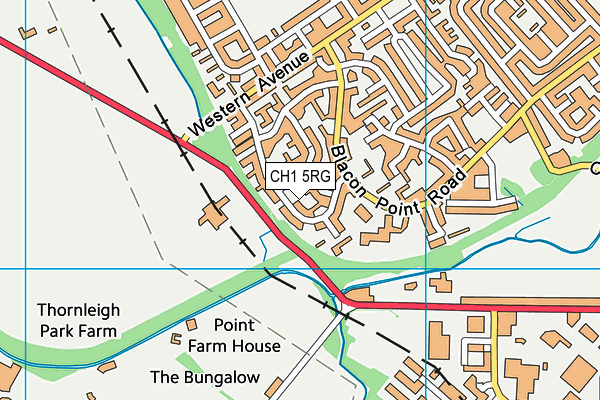 CH1 5RG map - OS VectorMap District (Ordnance Survey)