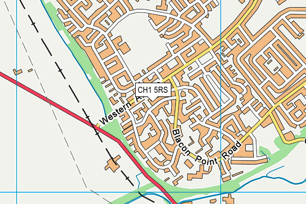 CH1 5RS map - OS VectorMap District (Ordnance Survey)