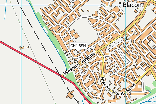 CH1 5SH map - OS VectorMap District (Ordnance Survey)