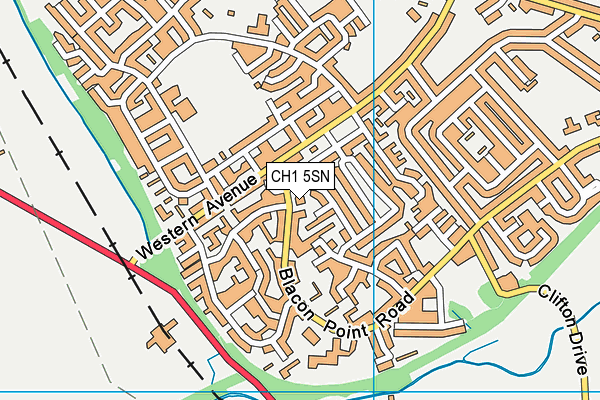 CH1 5SN map - OS VectorMap District (Ordnance Survey)