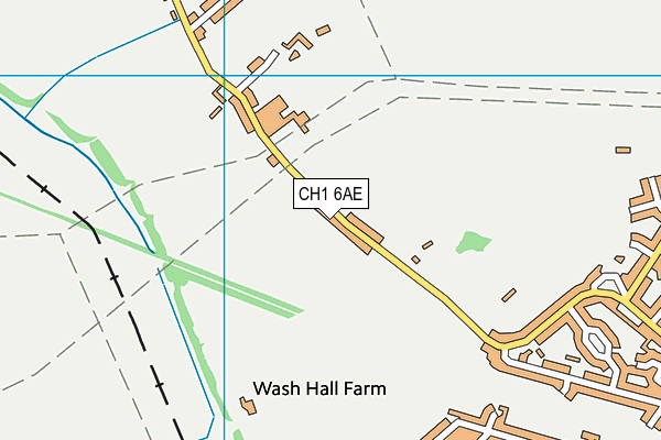CH1 6AE map - OS VectorMap District (Ordnance Survey)