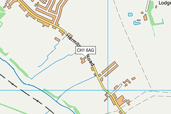 CH1 6AG map - OS VectorMap District (Ordnance Survey)