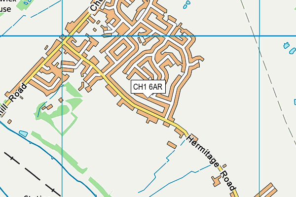 CH1 6AR map - OS VectorMap District (Ordnance Survey)