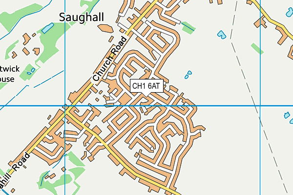 CH1 6AT map - OS VectorMap District (Ordnance Survey)