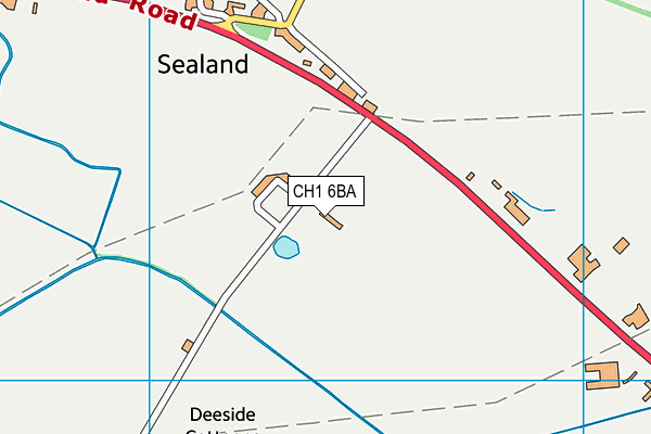 CH1 6BA map - OS VectorMap District (Ordnance Survey)