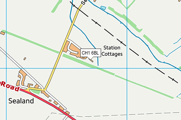 CH1 6BL map - OS VectorMap District (Ordnance Survey)