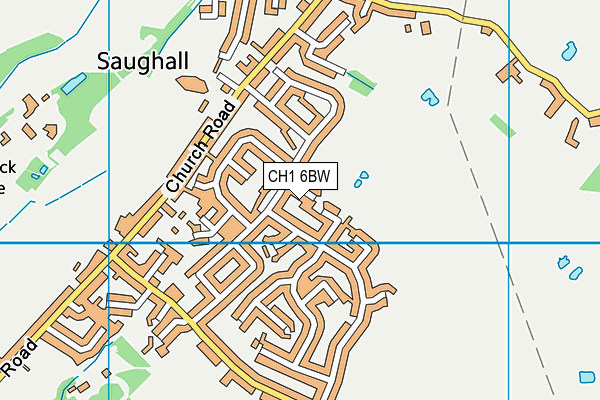 CH1 6BW map - OS VectorMap District (Ordnance Survey)