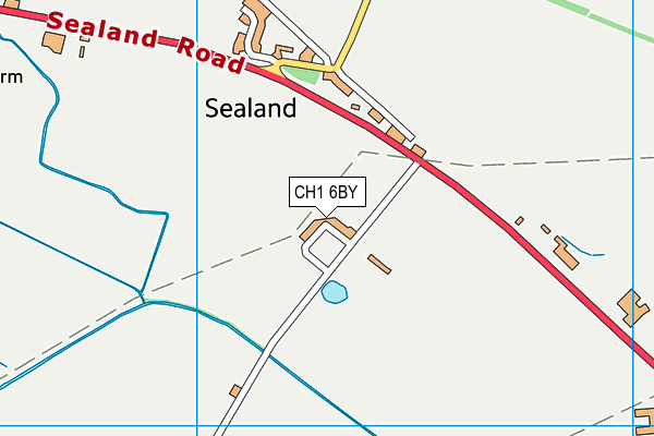 CH1 6BY map - OS VectorMap District (Ordnance Survey)