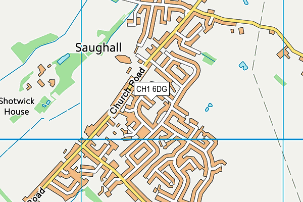 CH1 6DG map - OS VectorMap District (Ordnance Survey)