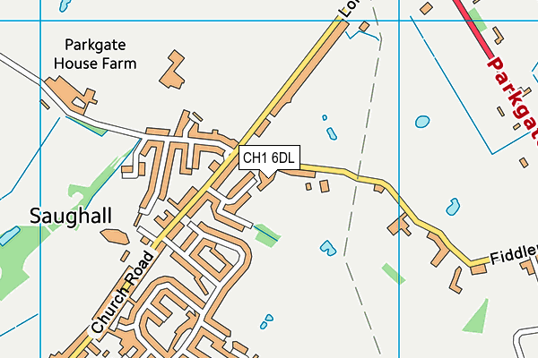 CH1 6DL map - OS VectorMap District (Ordnance Survey)