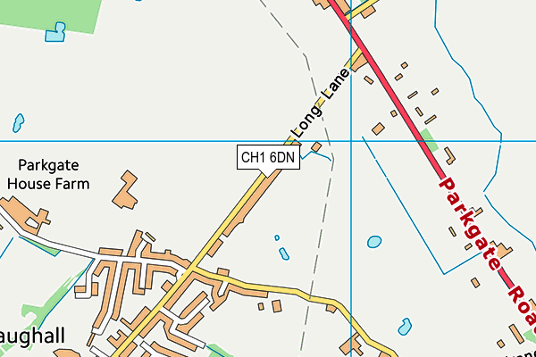 CH1 6DN map - OS VectorMap District (Ordnance Survey)