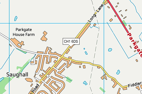 CH1 6DS map - OS VectorMap District (Ordnance Survey)