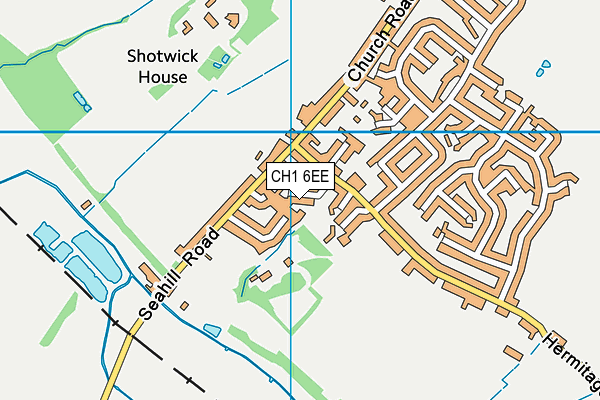 CH1 6EE map - OS VectorMap District (Ordnance Survey)