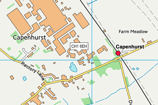 CH1 6EH map - OS VectorMap District (Ordnance Survey)