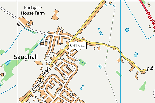 CH1 6EL map - OS VectorMap District (Ordnance Survey)
