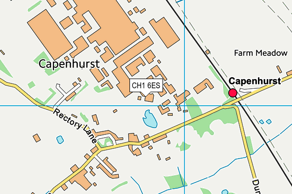 CH1 6ES map - OS VectorMap District (Ordnance Survey)