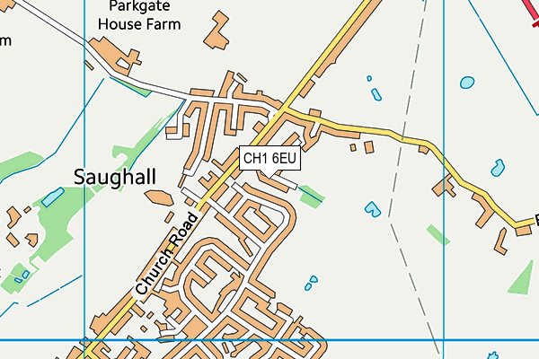 CH1 6EU map - OS VectorMap District (Ordnance Survey)