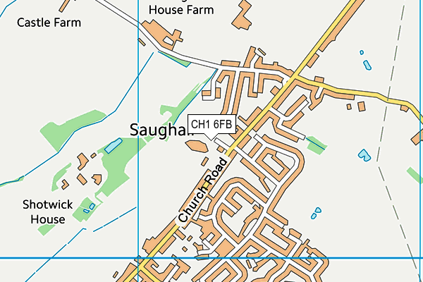 CH1 6FB map - OS VectorMap District (Ordnance Survey)