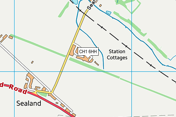 CH1 6HH map - OS VectorMap District (Ordnance Survey)