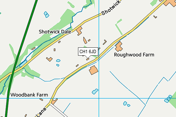 CH1 6JD map - OS VectorMap District (Ordnance Survey)