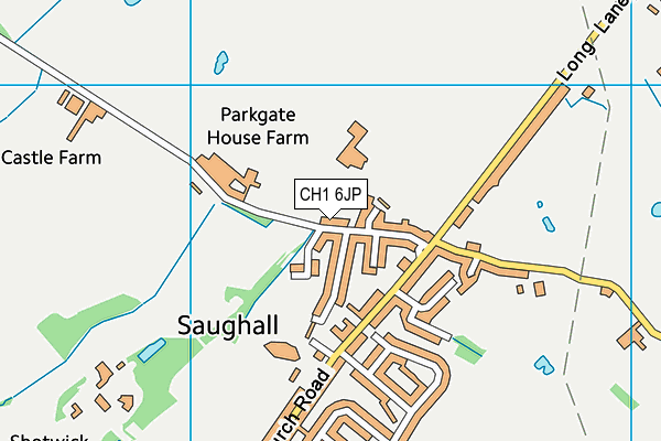 CH1 6JP map - OS VectorMap District (Ordnance Survey)