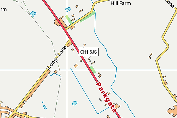 CH1 6JS map - OS VectorMap District (Ordnance Survey)