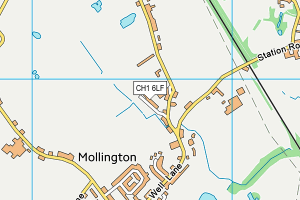 CH1 6LF map - OS VectorMap District (Ordnance Survey)