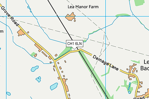 CH1 6LN map - OS VectorMap District (Ordnance Survey)