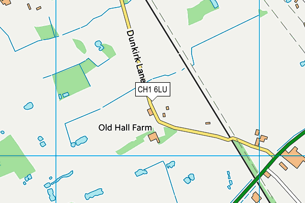 CH1 6LU map - OS VectorMap District (Ordnance Survey)