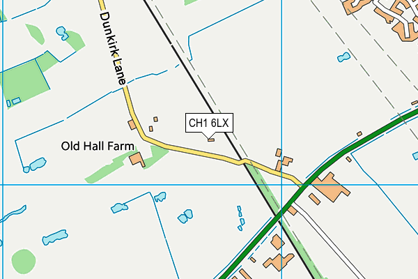 CH1 6LX map - OS VectorMap District (Ordnance Survey)