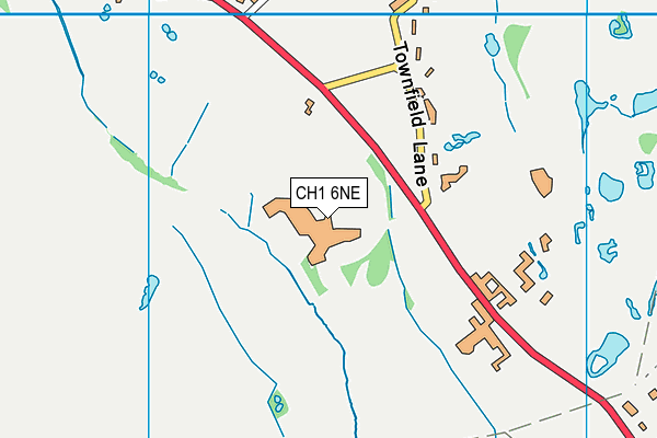 CH1 6NE map - OS VectorMap District (Ordnance Survey)