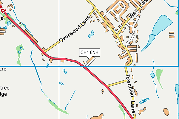 CH1 6NH map - OS VectorMap District (Ordnance Survey)