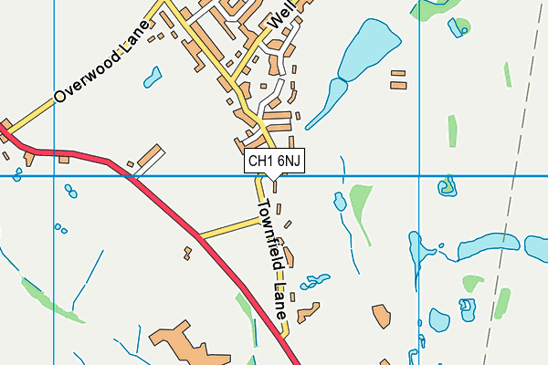 CH1 6NJ map - OS VectorMap District (Ordnance Survey)