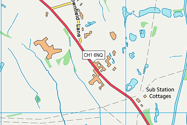 CH1 6NQ map - OS VectorMap District (Ordnance Survey)