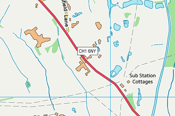 CH1 6NY map - OS VectorMap District (Ordnance Survey)