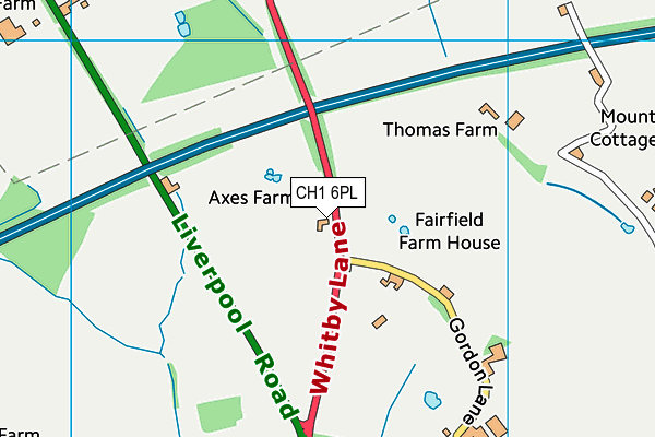 CH1 6PL map - OS VectorMap District (Ordnance Survey)