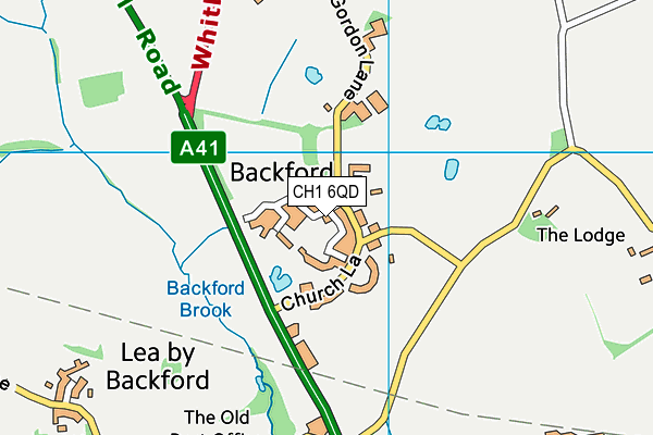 CH1 6QD map - OS VectorMap District (Ordnance Survey)