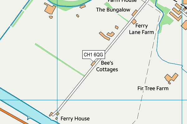 CH1 6QG map - OS VectorMap District (Ordnance Survey)