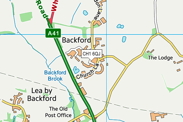 CH1 6QJ map - OS VectorMap District (Ordnance Survey)