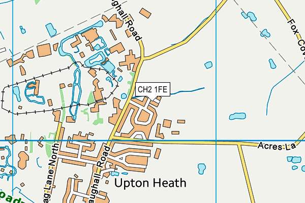 CH2 1FE map - OS VectorMap District (Ordnance Survey)