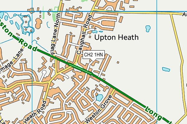 CH2 1HN map - OS VectorMap District (Ordnance Survey)