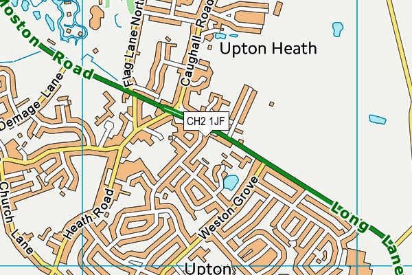 Map of THE FRY INN (CHESTER) LTD at district scale