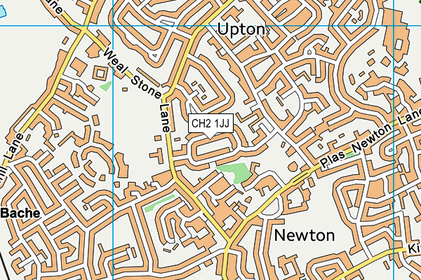 CH2 1JJ map - OS VectorMap District (Ordnance Survey)