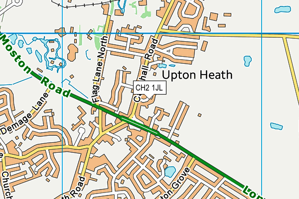 CH2 1JL map - OS VectorMap District (Ordnance Survey)