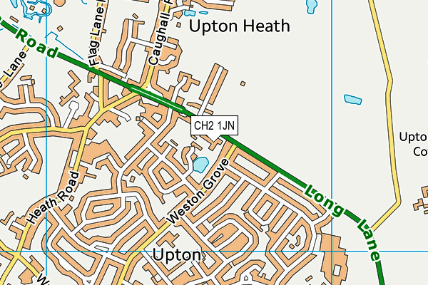 CH2 1JN map - OS VectorMap District (Ordnance Survey)