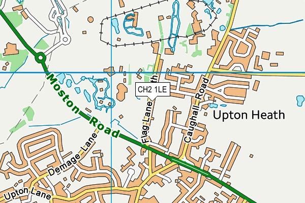 CH2 1LE map - OS VectorMap District (Ordnance Survey)