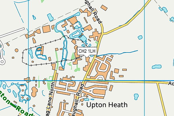 CH2 1LH map - OS VectorMap District (Ordnance Survey)
