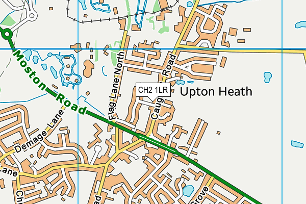 CH2 1LR map - OS VectorMap District (Ordnance Survey)