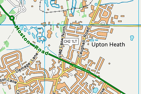 CH2 1LT map - OS VectorMap District (Ordnance Survey)