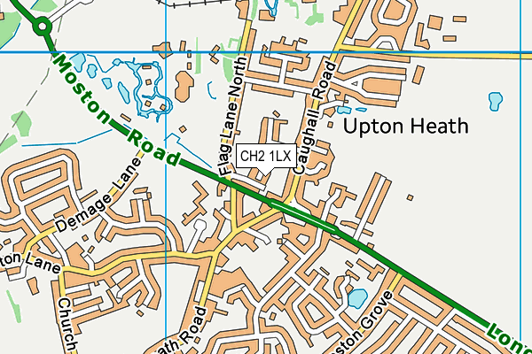 CH2 1LX map - OS VectorMap District (Ordnance Survey)